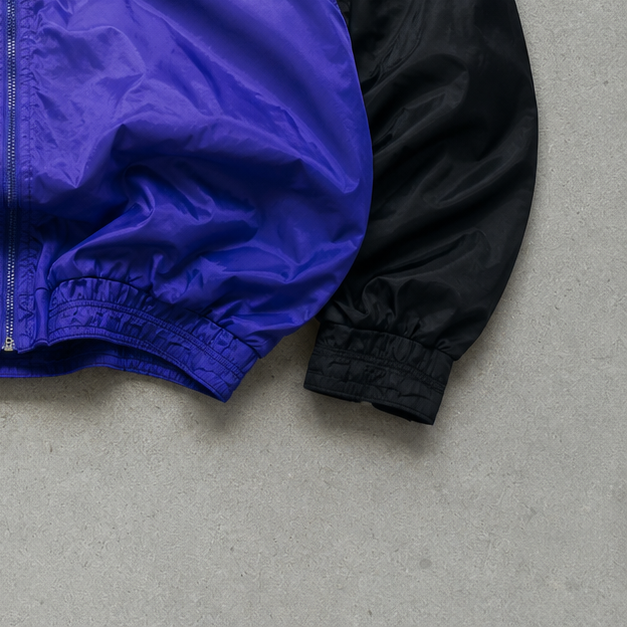 90s Y2K Nike Track Jacket Black, Purple Limited (L)