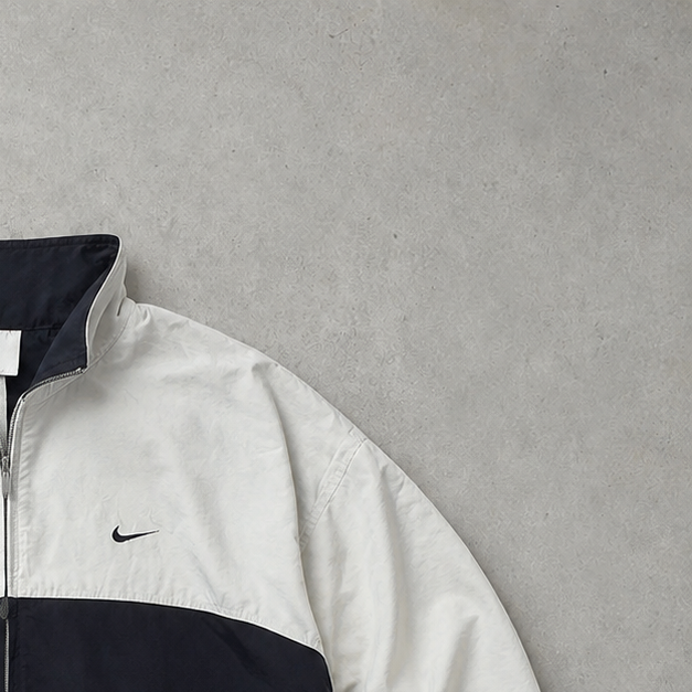 Nike Jacket Weiß, Marineblau Rare (L)