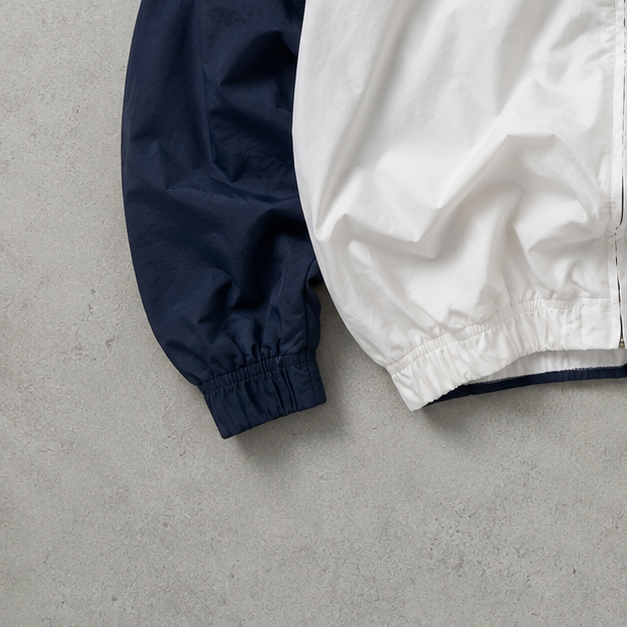 00s Vintage Nike Jacket White, Navy Rare (L)
