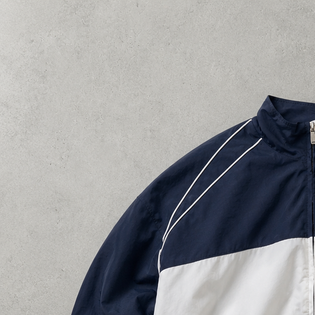 00s Vintage Nike Jacket White, Navy Rare (L)