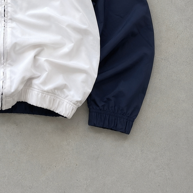 00s Vintage Nike Jacket White, Navy Rare (L)