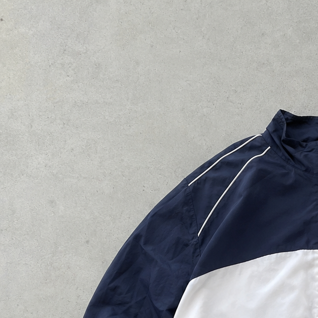 00s Vintage Nike Jacket White, Navy Rare (L)