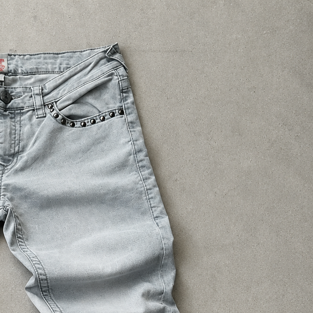 True Religion Bootcut Jeans Grey Rare (M)