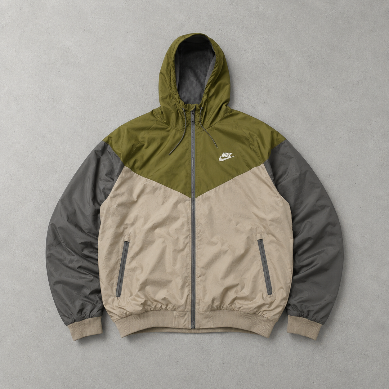 Nike Jacket Dunkelgrün, Grau Rare (XL)