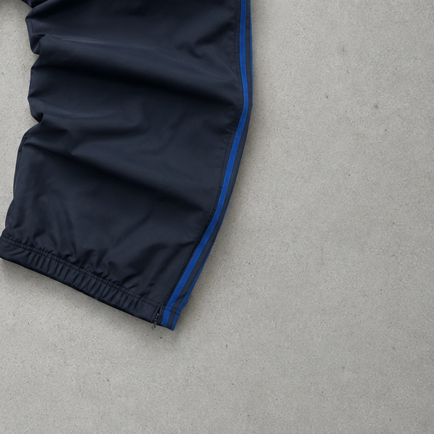 Adidas Track Pants Schwarz, Blau Limited (Size M)