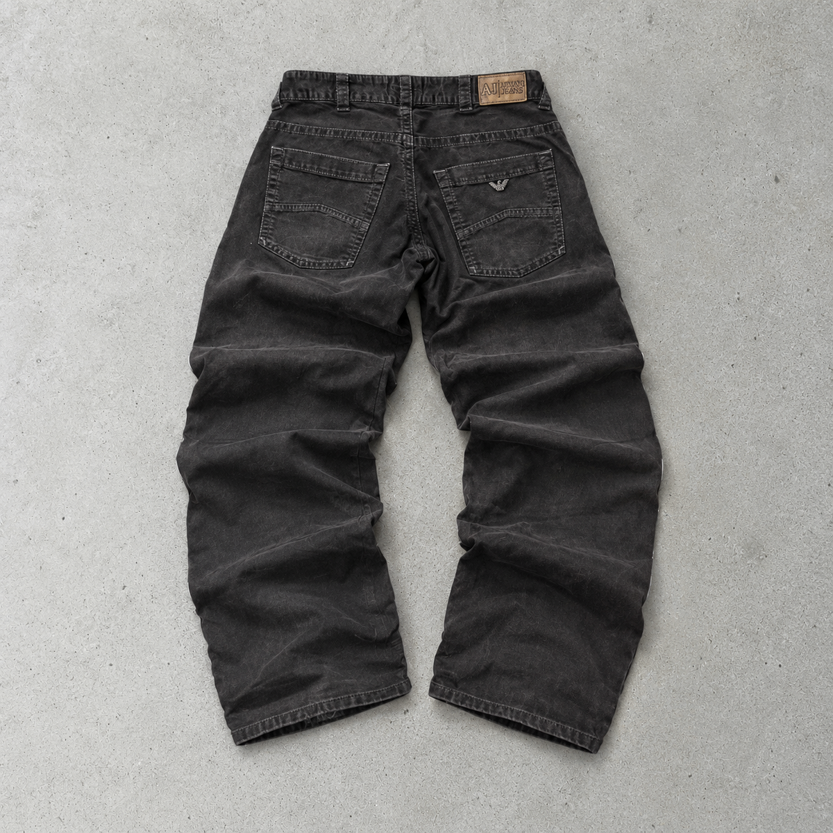 Y2K Armani Jeans Jeans Black Rare (W32 | DE 48)