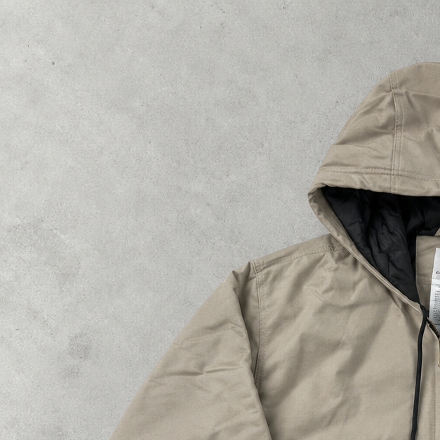 Y2K Carhartt Denim Jacket Beige Rare (M)