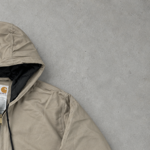 Y2K Carhartt Denim Jacket Beige Rare (M)