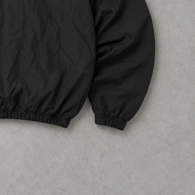 Y2K adidas Windbreaker Schwarz, Weiß Limited (S)