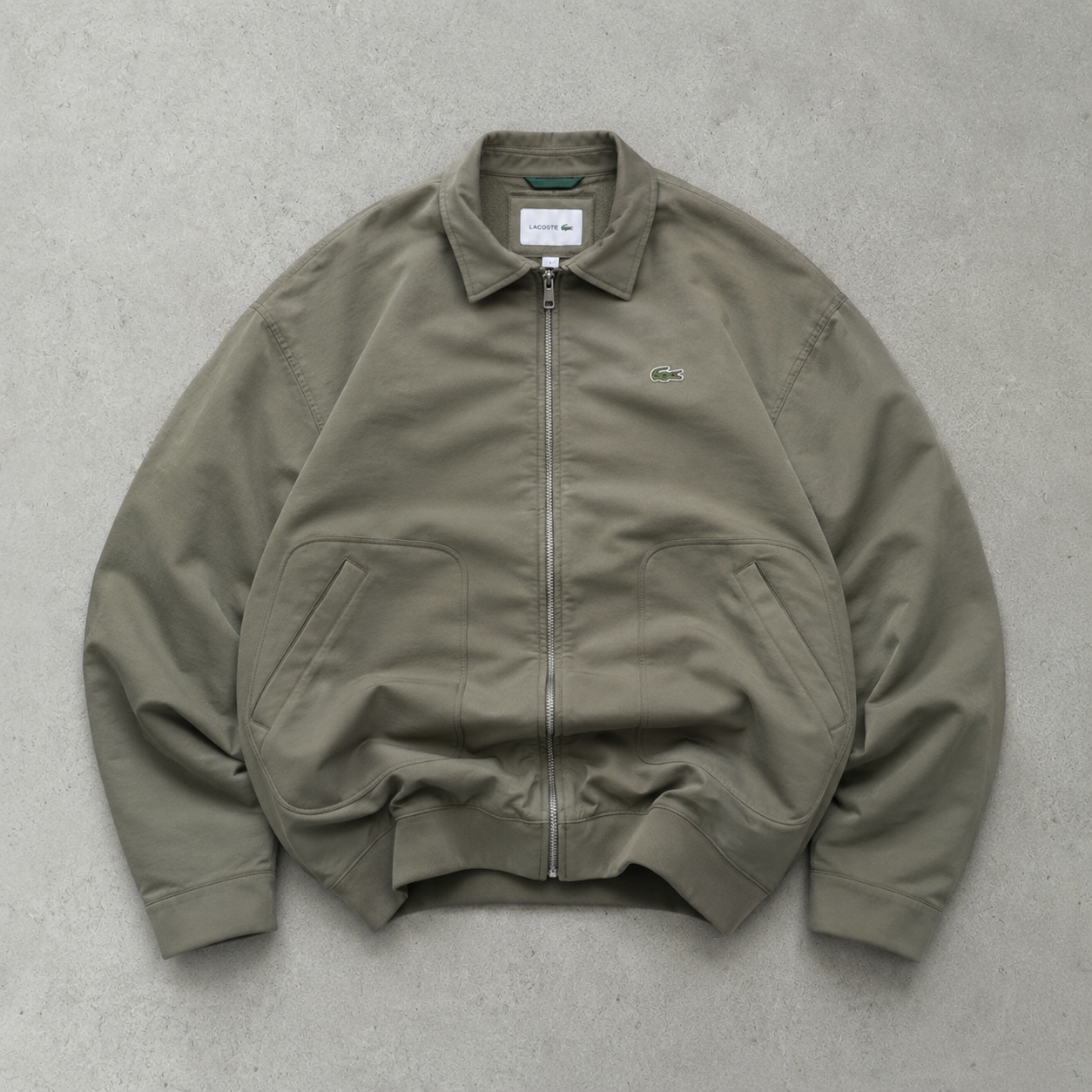 Lacoste Bomber Jacket Green Limited (L)