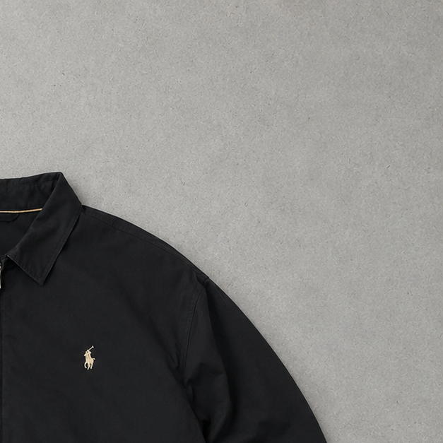 Polo Ralph Lauren Shirt Schwarz Rare Stitched Logo (XXL)