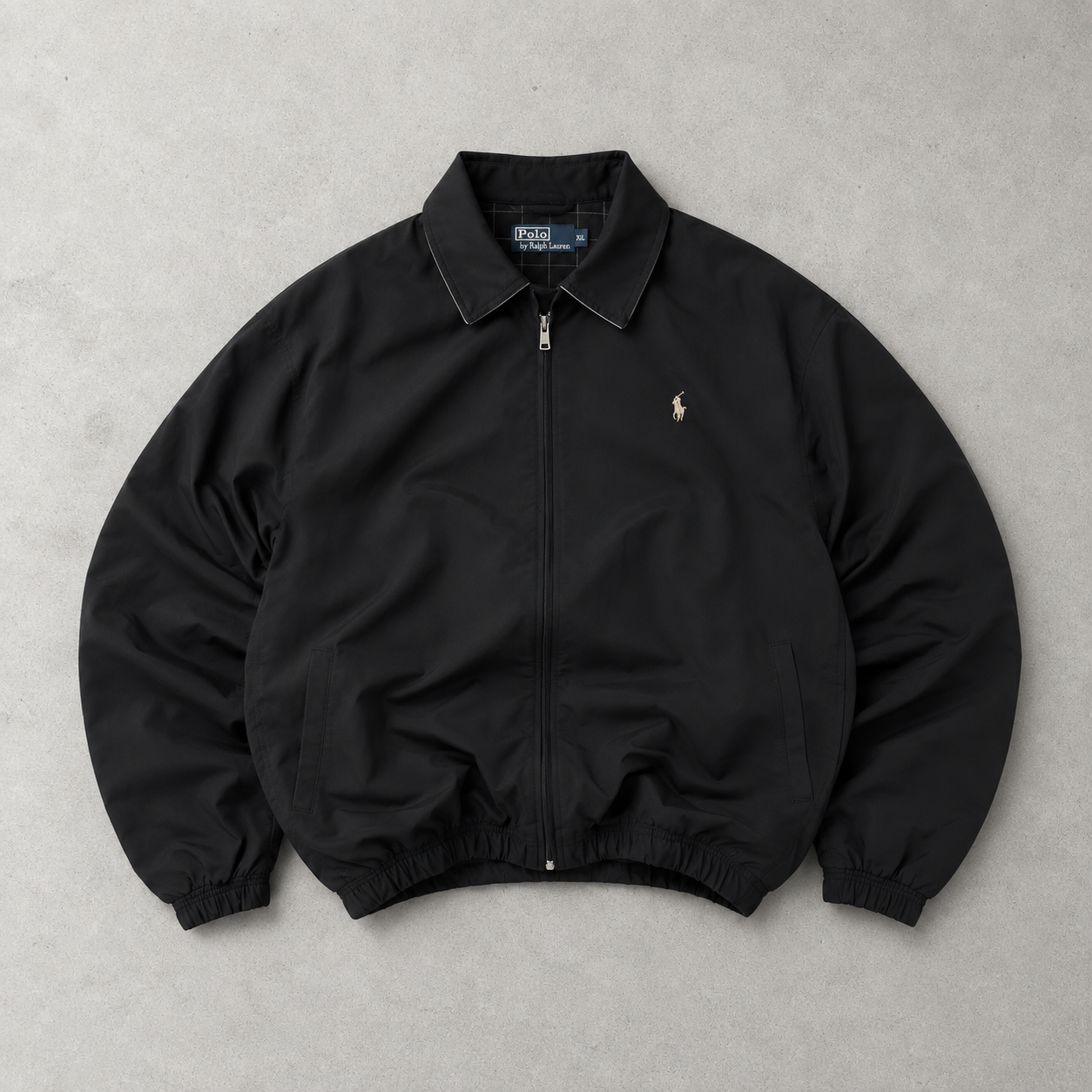 Polo Ralph Lauren Shirt Schwarz Rare Stitched Logo (XXL)