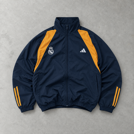 Adidas Trainingsjacke Marine/Orange Selten (M)