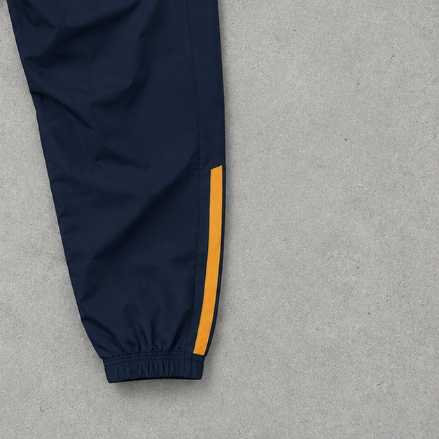 Adidas Track Jacket Navy/Orange Rare (M)