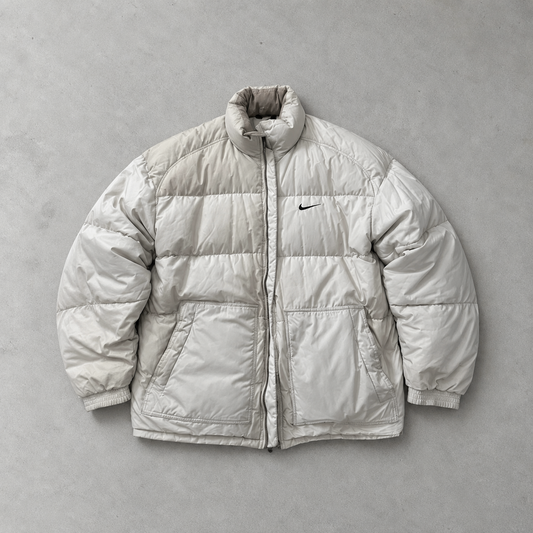 Nike Pufferjacke Beige / Creme Rar (M)