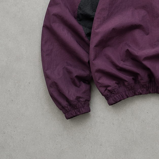 90s 80s Nike Jacket Purple, Burgunderrot Rare (M)