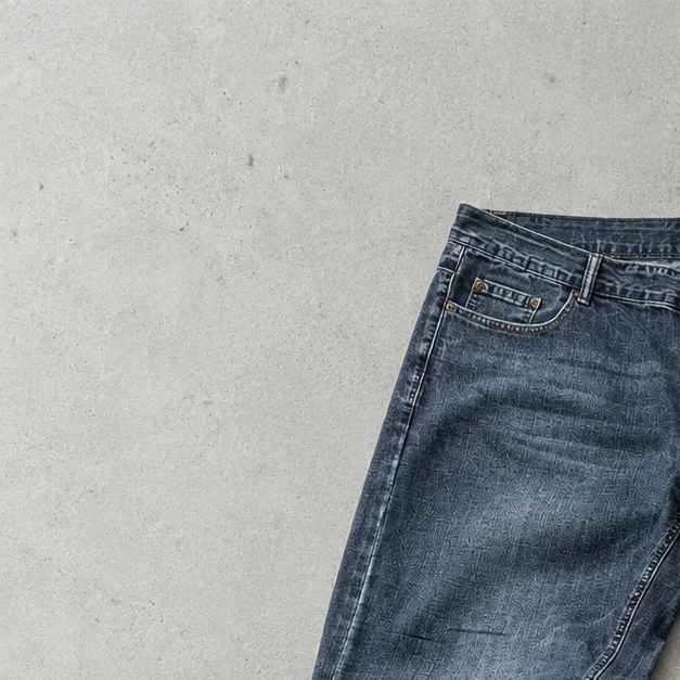 Vintage Armani Jeans Jeans Marineblau Rare (XL)