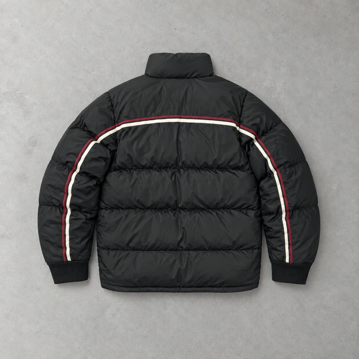 Y2K Nike Puffer Jacket Black / Red Limited (S)