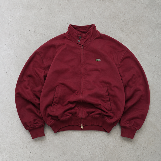 Lacoste Bomber Jacket Burgunderrot Rare (XS)