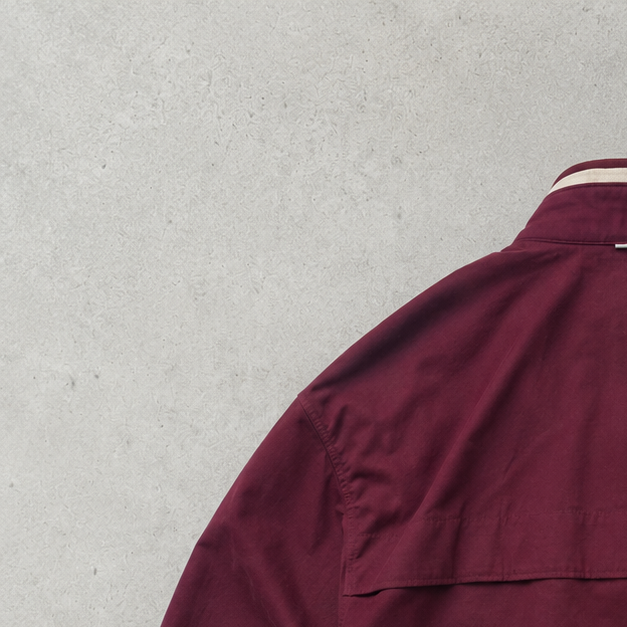 Lacoste Bomber Jacket Burgunderrot Rare (XS)