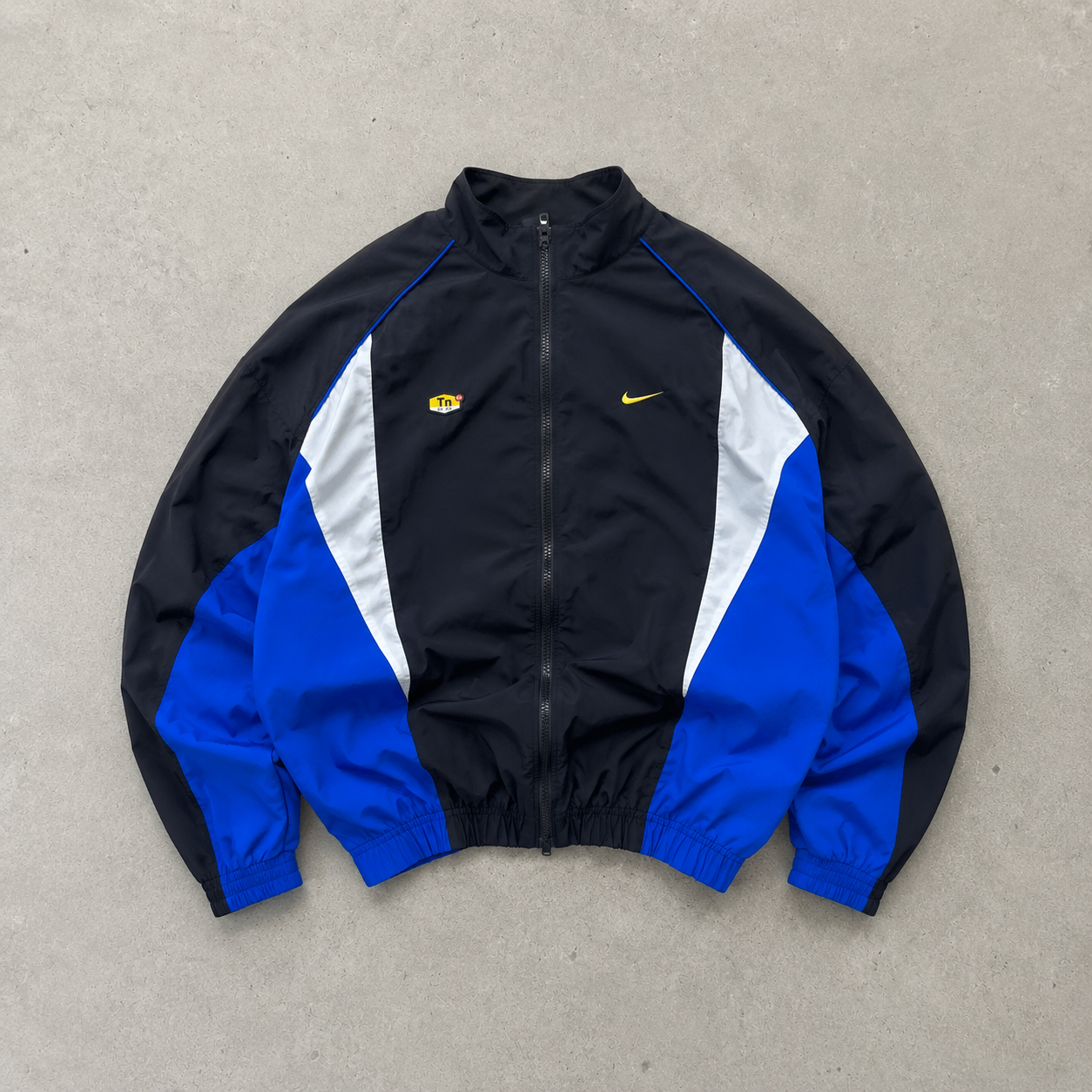 Vintage Nike Track Jacket Blue, Black Rare (S)