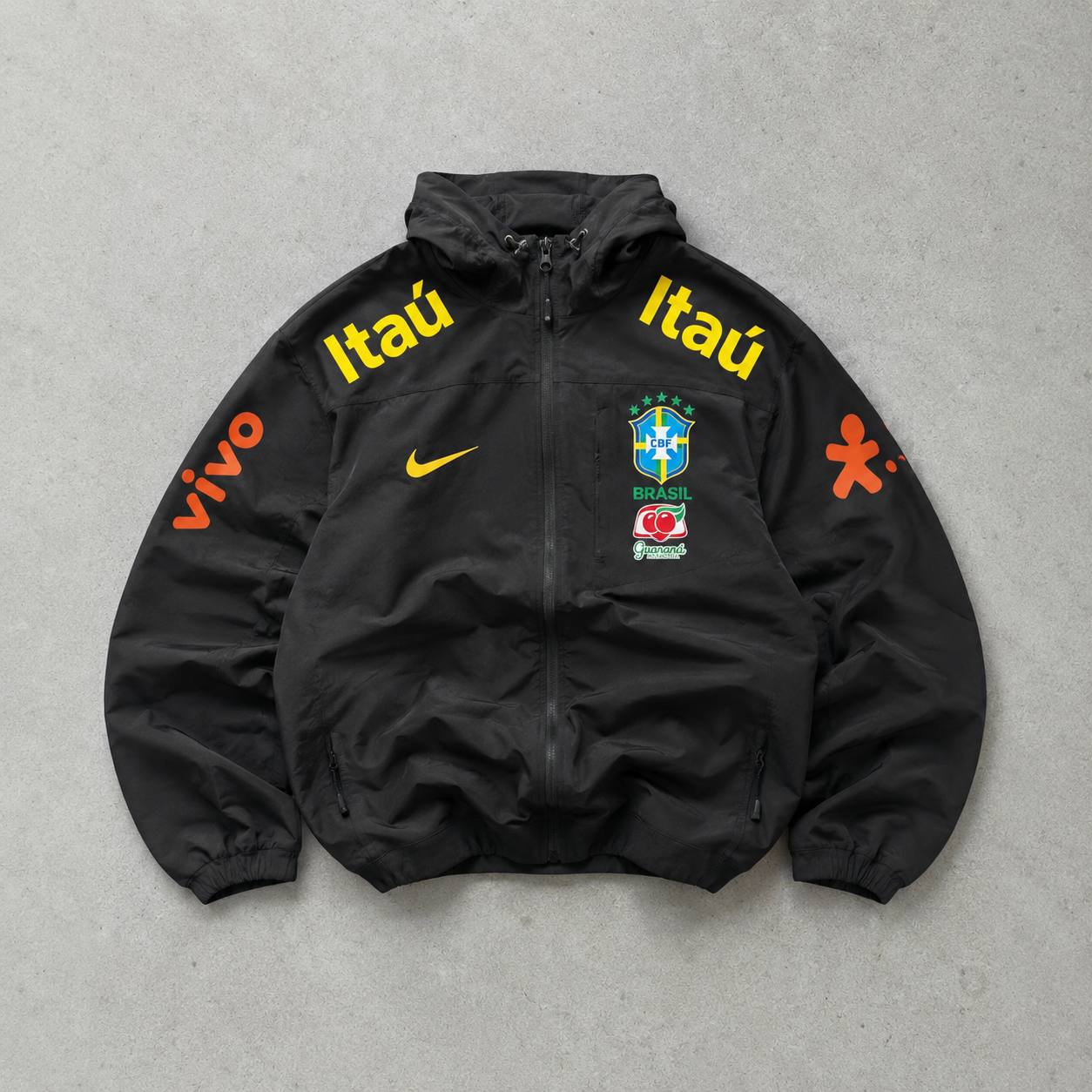 Brazil Nike Windbreaker Black Limited (Size S)