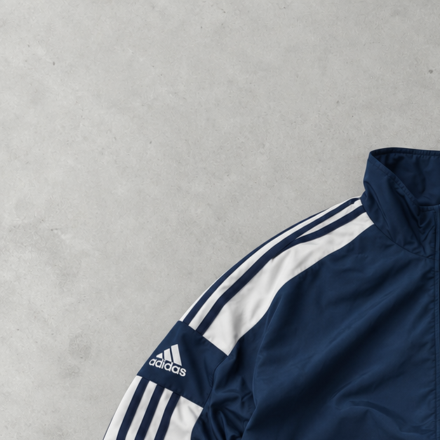 Veste de survêtement Adidas vintage bleu marine limitée (S)