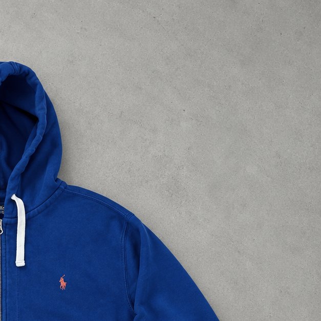 Ralph Lauren Hoodie Blau Rare (XL)