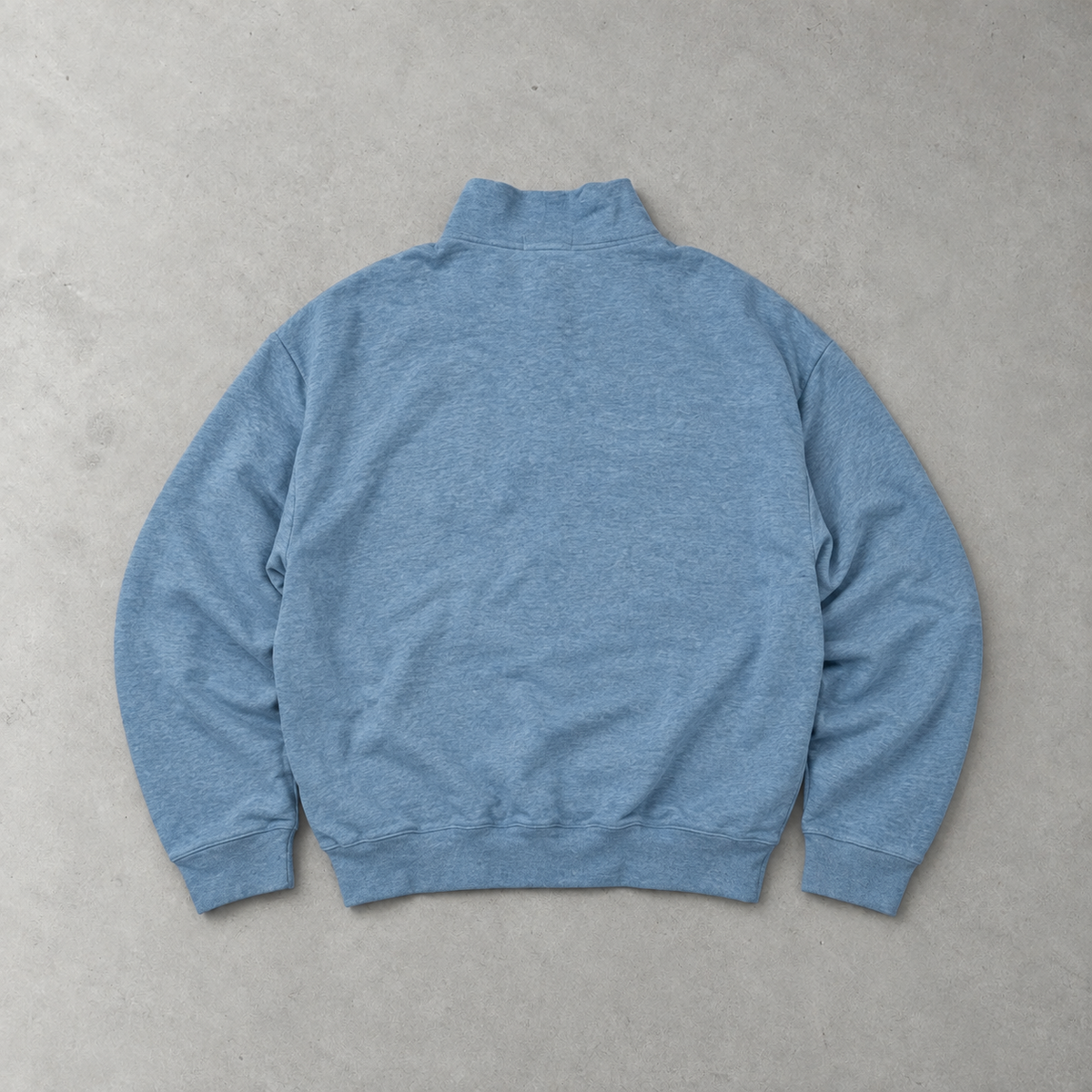 Polo Ralph Lauren Zip Sweater Hellblau Rare (XL) Stitched Logo