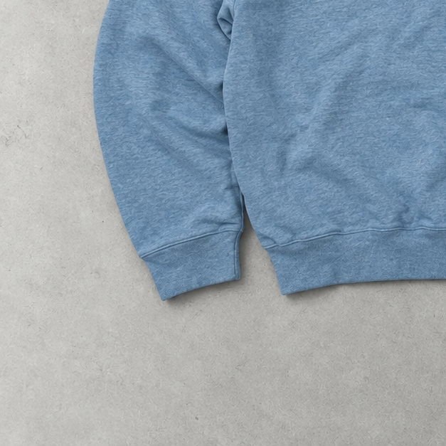 Polo Ralph Lauren Zip Sweater Hellblau Rare (XL) Stitched Logo