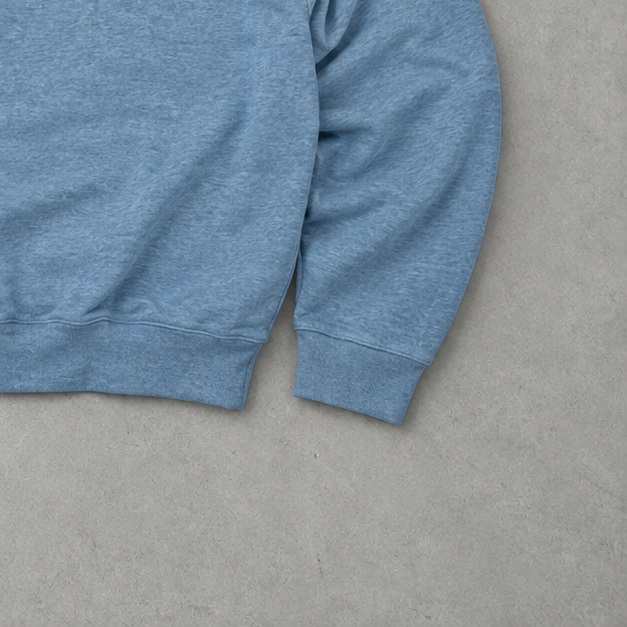 Polo Ralph Lauren Zip Sweater Hellblau Rare (XL) Stitched Logo