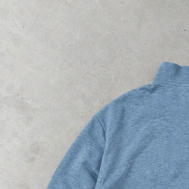 Polo Ralph Lauren Zip Sweater Hellblau Rare (XL) Stitched Logo