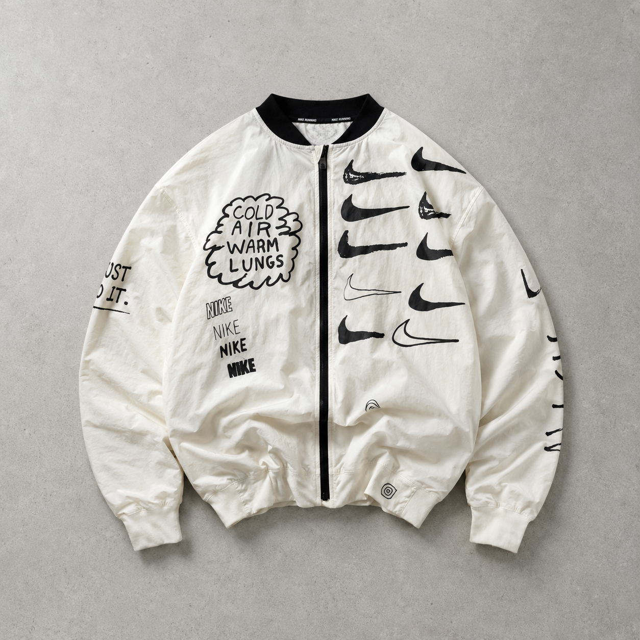 Nike Jacket Creme, Black Rare (XL)