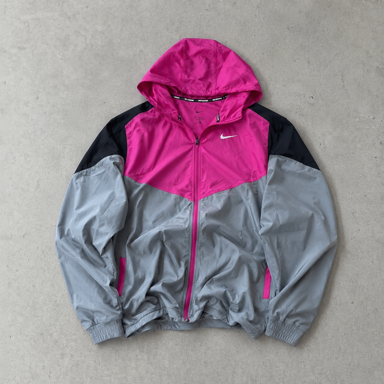 Nike Jacket Pink, Grey Limited (Size M)