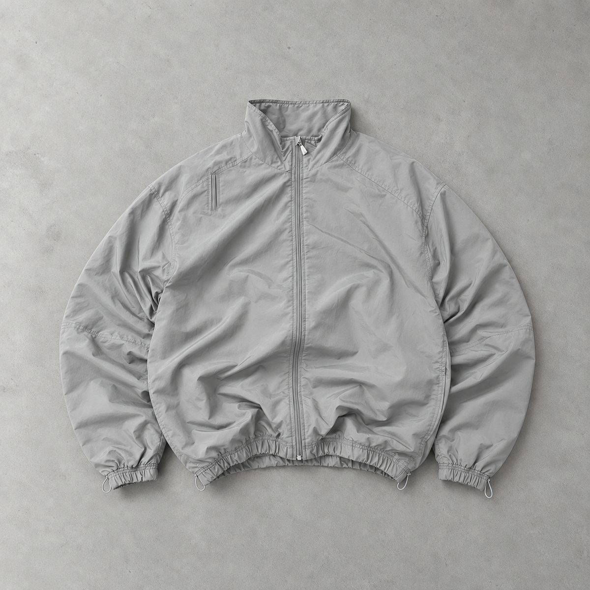 Adidas Track Jacket Gray/Black Rare (S)