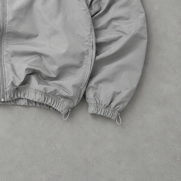 Adidas Track Jacket Gray/Black Rare (S)