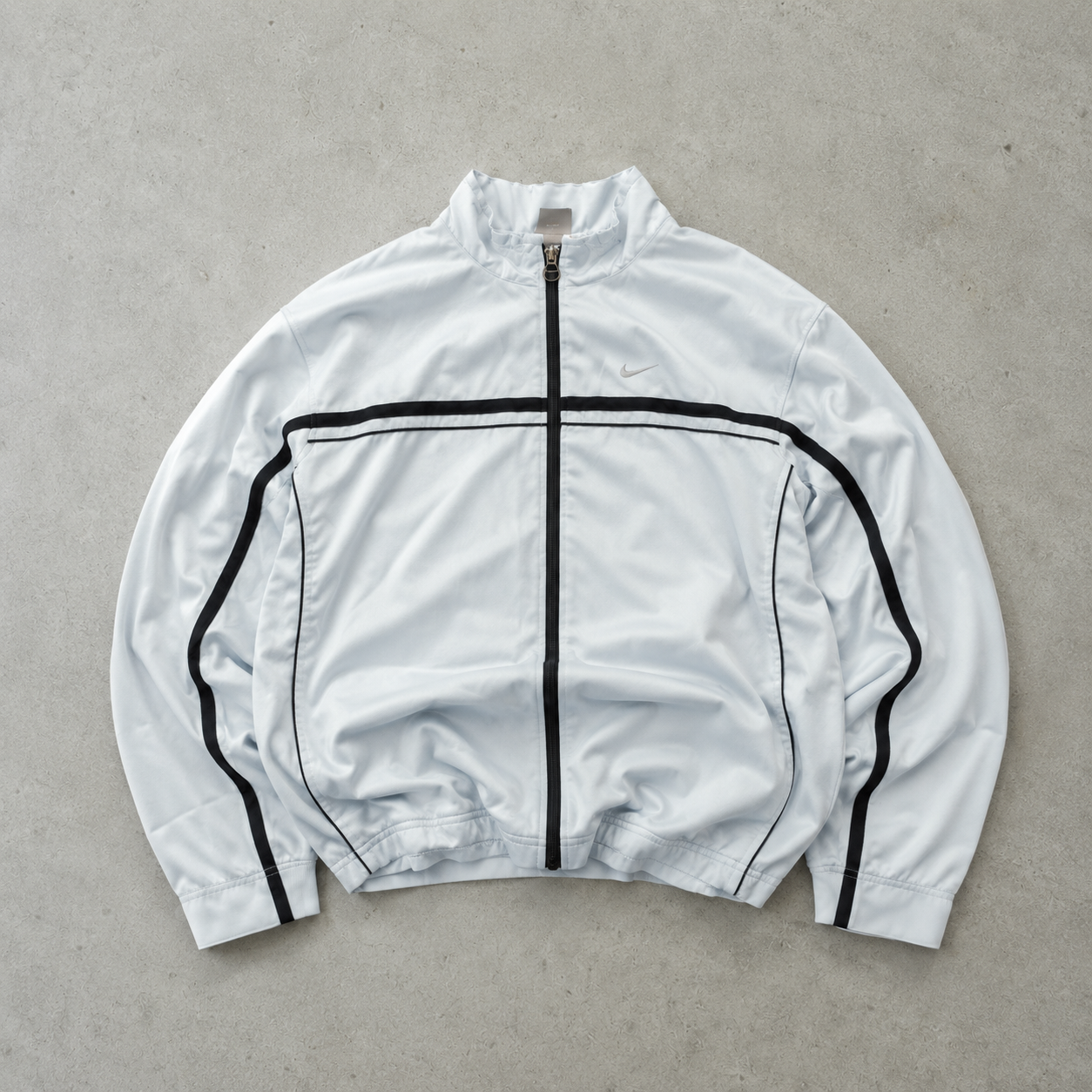 Vintage Nike Track Jacket Hellblau Rare (L)