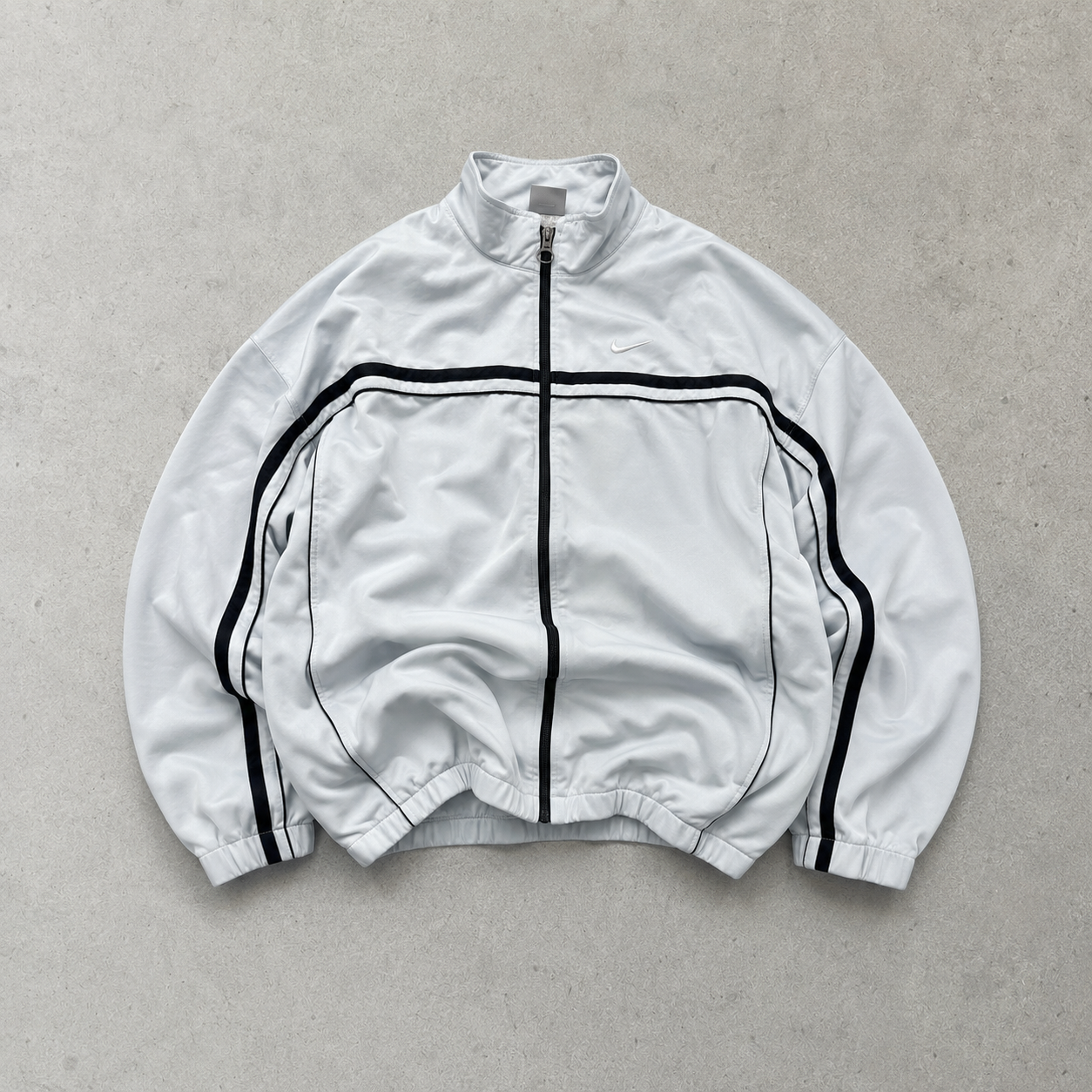 Vintage Nike Track Jacket Hellblau Rare (L)