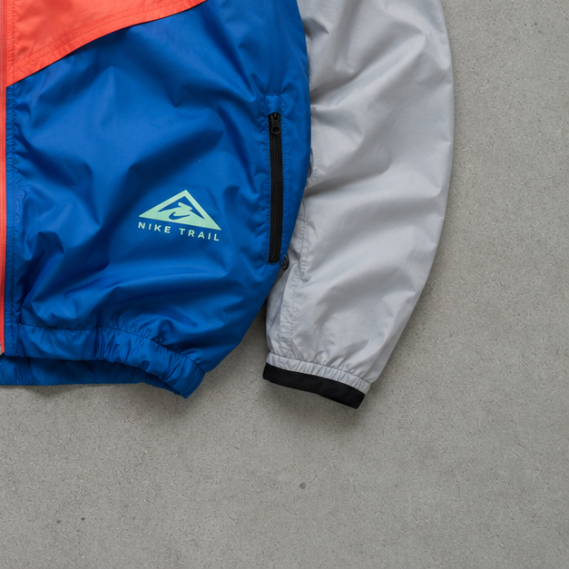 Nike Jacket Orange, Blue Rare (L)