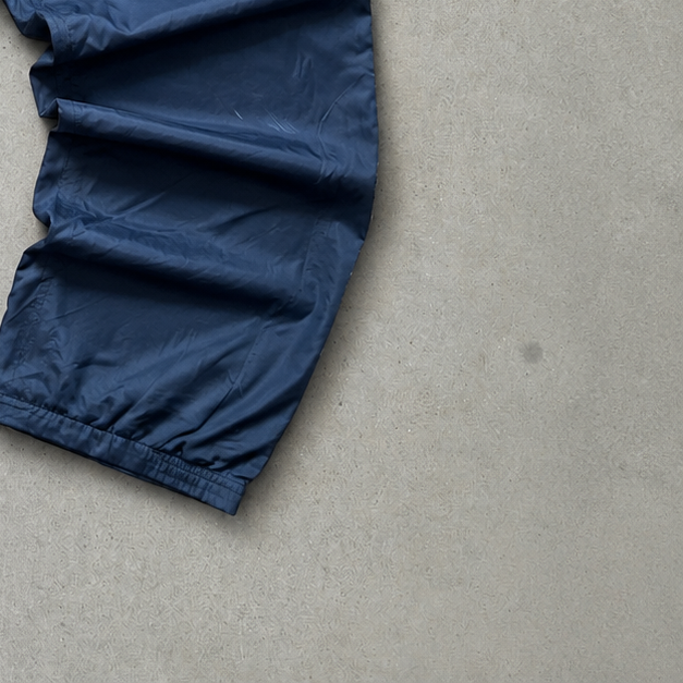 90s Nike Track Pants Marineblau, Orange Rare (M)