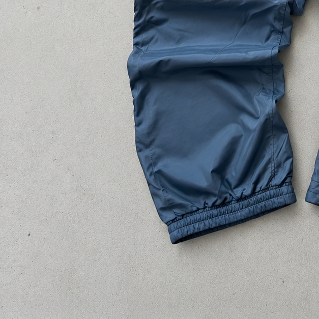 90s Nike Track Pants Marineblau, Orange Rare (M)