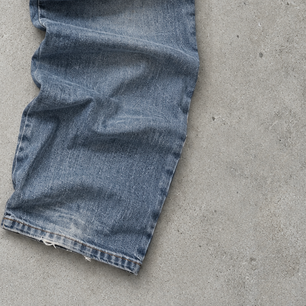 Y2K Armani Jeans Baggy Jeans Blue Rare (XL)