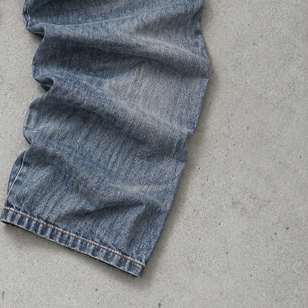 Y2K Armani Jeans Baggy Jeans Blue Rare (XL)