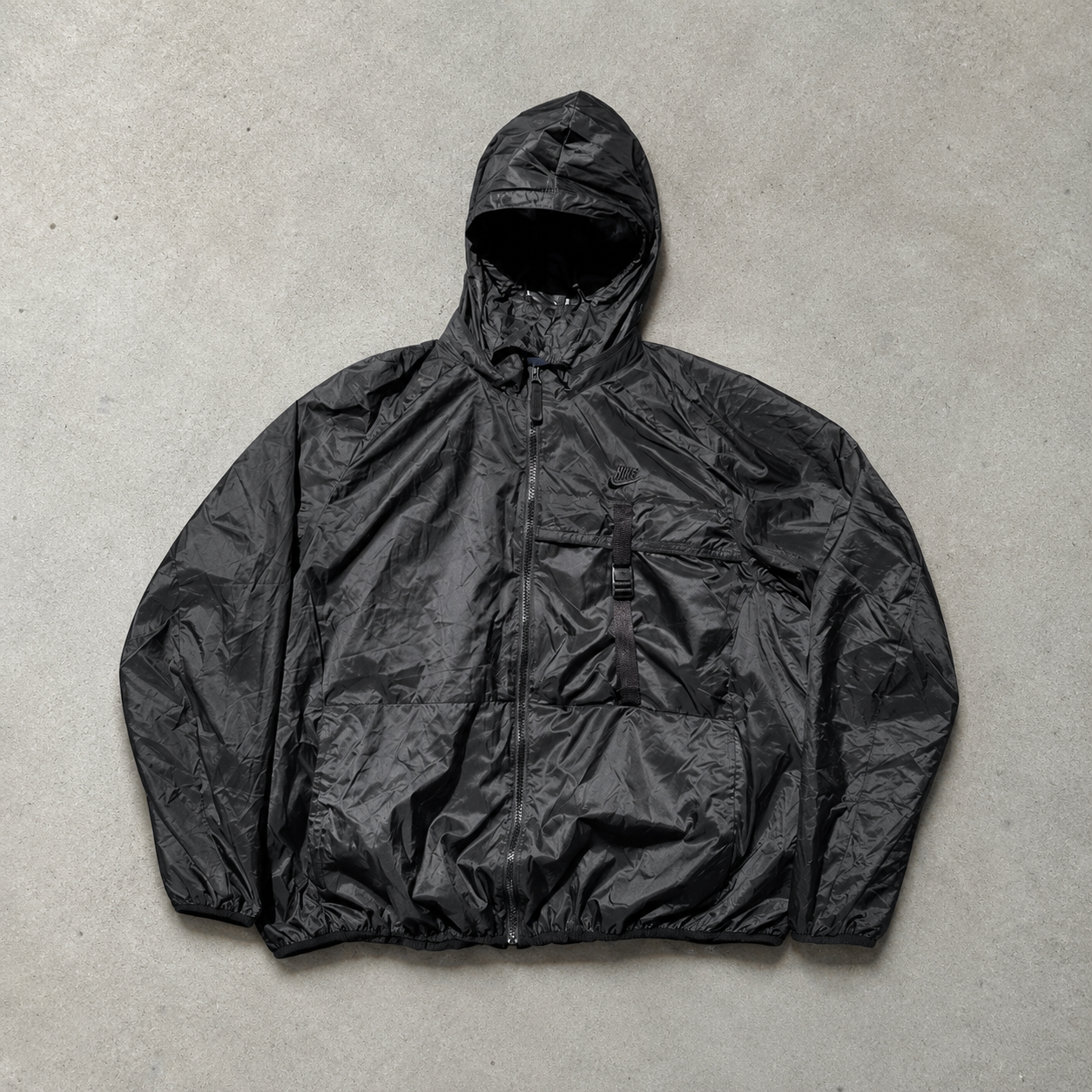 90s Y2K Nike Puffer Jacket Black Rare (XL)