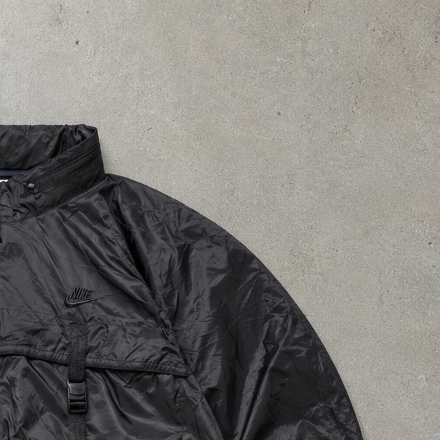 90s Y2K Nike Puffer Jacket Black Rare (XL)
