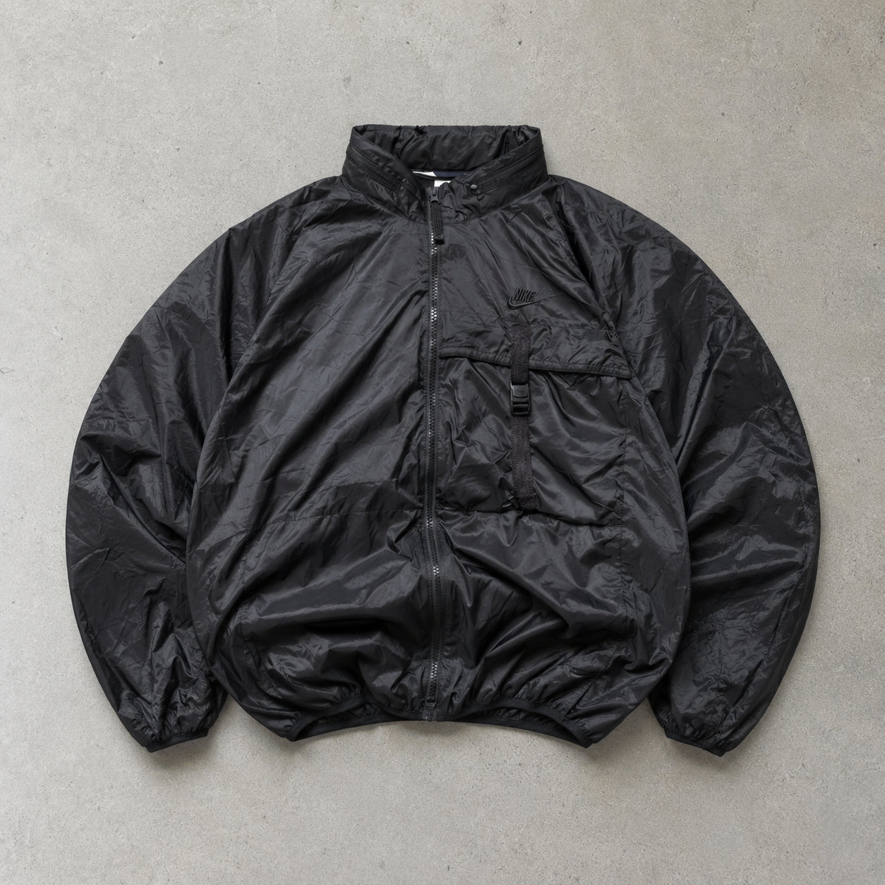 90s Y2K Nike Puffer Jacket Black Rare (XL)