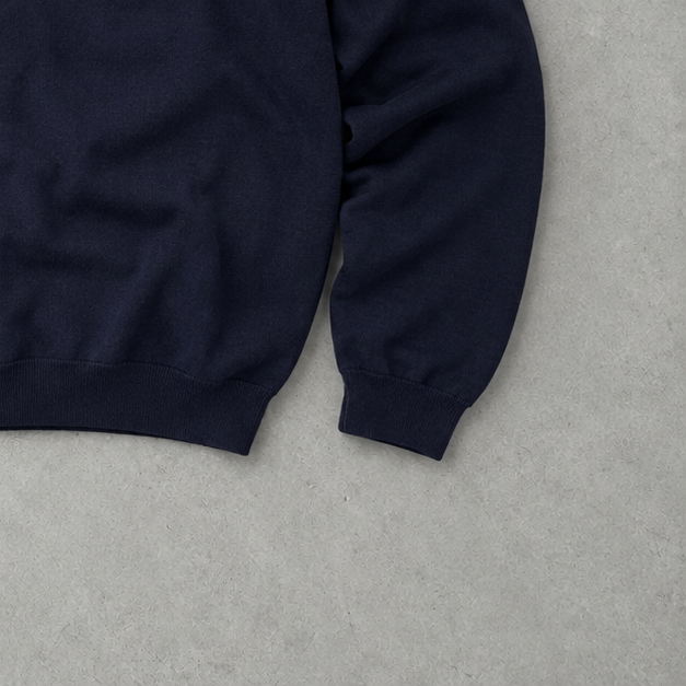 Ralph Lauren Sweater Marineblau Stitched Logo Limited (L)