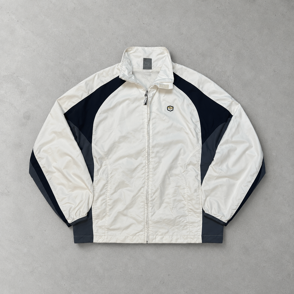 Y2K Nike Jacket Marineblau, Weiß Limited (M)