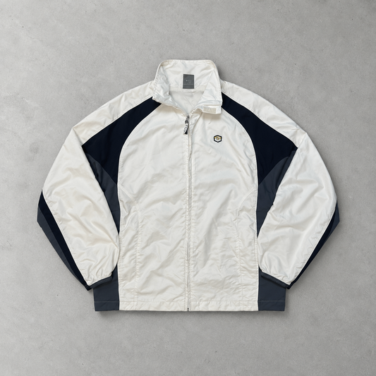 Y2K Nike Jacket Marineblau, Weiß Limited (M)
