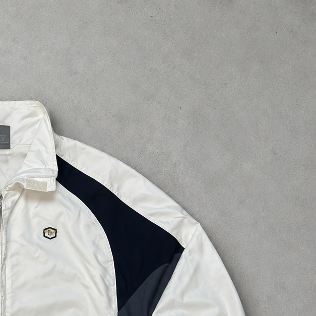 Y2K Nike Jacket Marineblau, Weiß Limited (M)